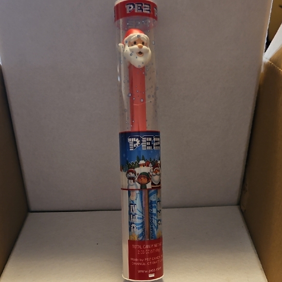 PEZ Santa Candy Dispenser - Festive Red and Blue - Picture 1 of 2